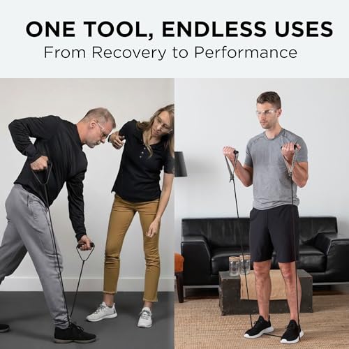 THERABAND Resistance Tubing, Exercise Band, Physical Therapy, 25', Black - color: Level 5 / Special Heavy - Black, size: 25 Foot