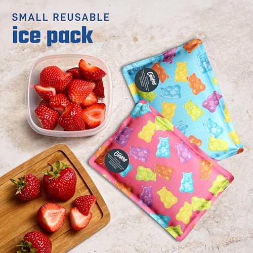 Fit & Fresh Cool Coolers Soft Ice Packs for Lunch Bags & Coolers, 2pk - color: Gummy Bears (2 Pack)
