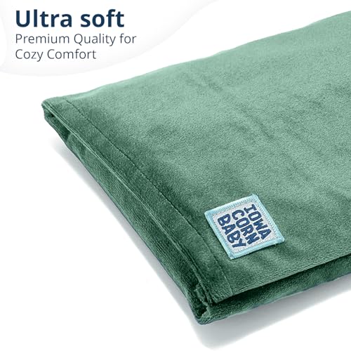 Microwave Heating Pad - Moist Heat Warm Compress for Back, Neck and Cramps - color: Morning Dew