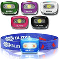 BLITZU Hands-Free Headlamp, Blue, 165 Lumen, Adjustable Light Modes, Battery Powered, Waterproof, Impact Resistant - color: Blue