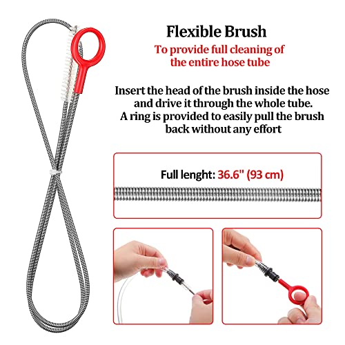 Patelai 2 Set 8 in 1 Reservoirs Hydration Bladder Cleaning Kit - color: Red