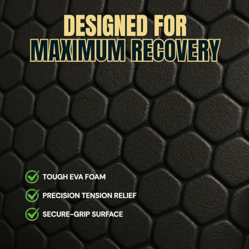 Fitizen Foam Roller – Muscle Massage Rehab Stiff Back Pain Physical Therapy Deep Tissue Firm Exercise Equipment Home Gym Stress Yoga Pilates for The Fit Citizen by FitNation - style: Mini - 12 x 4 Inches