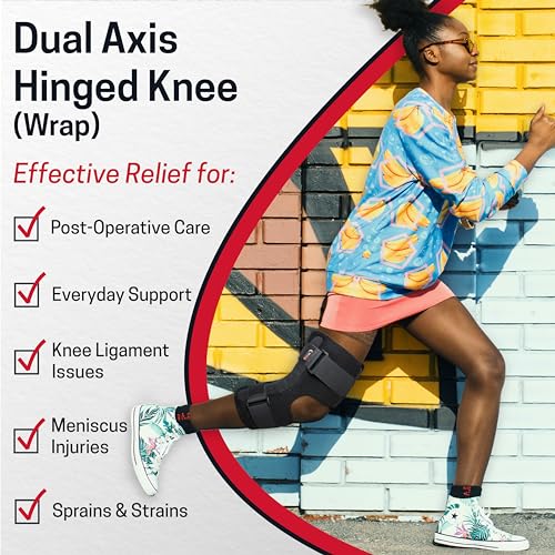 Dual Axis Hinged Knee Brace – Wrap Around Knee Support
