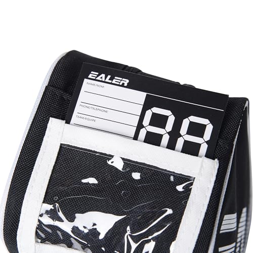 Ealer Hab300 Hockey Tape Accessory Bag, Large Capacity Tape Bag with Double Zipper, Protect Your Hockey Accessories - color: Black
