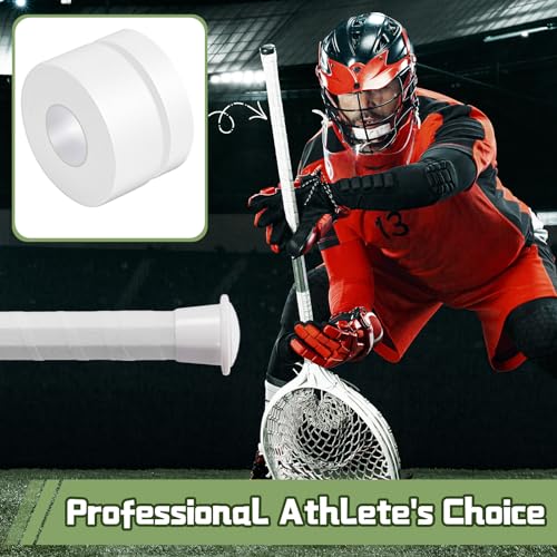 Gemscream 30 ft Lacrosse Stick Tape 1 Inch 1/2 Inch - color: White