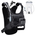Zelvot Running Vest with 2L Water Bladder, Hydration Backpack, U.S. Design Patent, Lightweight Hydration Pack with Gear Holder, Reflective Chest Pack for Men Women - color: Black, size: Medium-Large