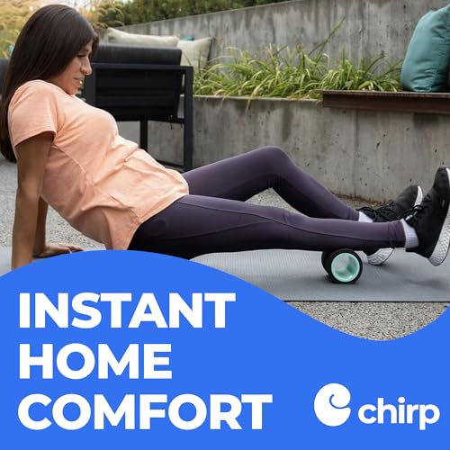 Chirp Wheel+ Foam Roller, Back & Neck Pain Relief, Mint 4-Inch - size: 4" - Focus