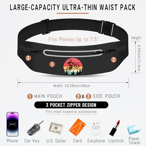 Mountain Tree Bicycle Running Belt Waist Pack Bag for Men Women Fanny Pack - color: Mountain Tree Bicycle