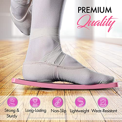 Zenmarkt Turning Board for Dancers, Cheerleaders, Gymnasts, Ice Skaters - color: Pink