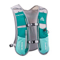 AONIJIE Running Vest Hydration Backpack 5L Unisex Trail Water Lightweight - color: Mint Green and No Water Bladder