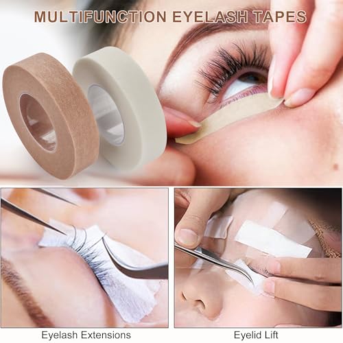 Medical Tape with Dispenser Paper Tape Medical 0.5 inch x 10yd Sensitive Skin Micropore Tape Breathable for Wound Care Nose Tape for Rhinoplasty Shaping(2 Rolls Nose Tape + 2 Dispensers Included) - color: Beige:0.5 Inch X 9.14m