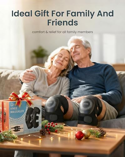 COMFIER FSA Eligible Items, Cordless Knee Massager with Graphene Heat