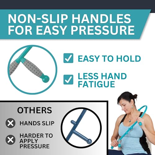 North Coast Medical Trigger Point Massage Cane, Muscle Hook for Back & Neck