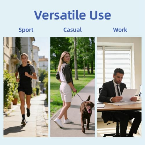 Ankle Brace Support Wrap for Women Men, 2-Pack, One Size Fits All– Blue