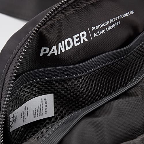 Pander Crossbody Belt Bag for Women and Men, Travel and Everyday Use - color: Dim Grey