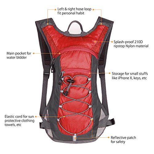 Unigear Hydration Pack Backpack with 2L Water Bladder for Hiking & Cycling