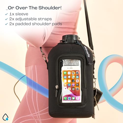 AQUAFIT 1 Gallon Jug Sleeve with Strap & Pocket (Sleeve Only)