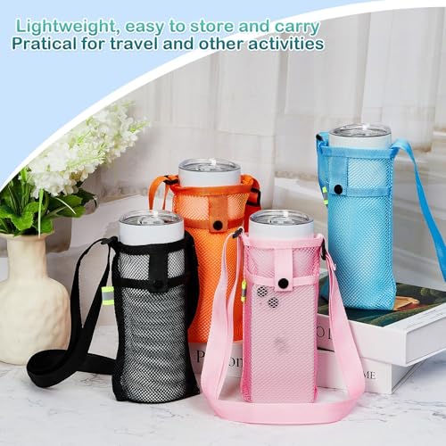Mumufy Mesh Water Bottle Holder Sling with Strap - color: Fresh