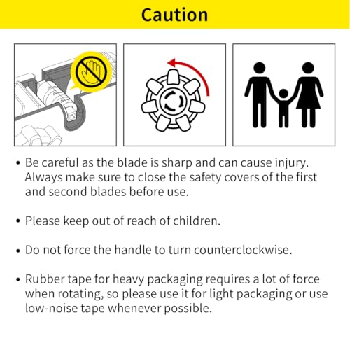 [TENDO°] TENDO Multi-Section Tape Dispenser, Custom Width Tape Cutter with 4 Cutting Sections, Built-in Safety Blade, Ergonomic Grip for Packing and Office Use, ZO-508(Beige) - color: Beige