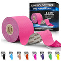 SB SOX Pro Kinesiology Tape, Synthetic Latex-Free, 16 ft (Pink - Uncut) - color: Pink - Uncut