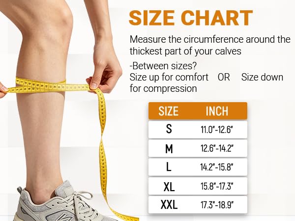 Copper Calf Compressions Sleeve for Men & Women-Shin Splints Relief