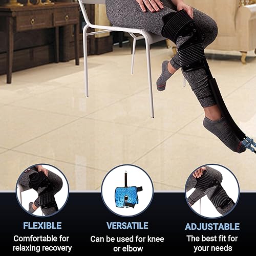 Cold Water Therapy Kneepad for use with Cryotherapy Units - Pad Only for Circulating Ice Machine for Knee Surgery, Injury, ACL - Pain Relief Cold Therapy Pad for Post Surgery Recovery - style: Knee pad