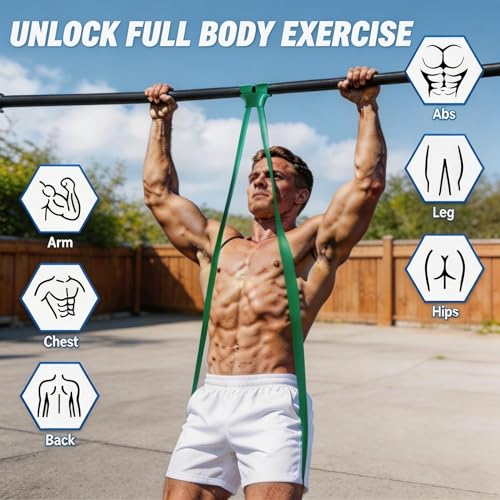 Resistance Bands for Working Out, 5 Levels Pull Up Assistance Bands