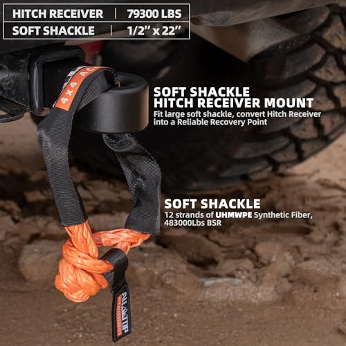 ALL-TOP Recovery Pack Pro 11in1: Water-Resist Offroad Gear Bag with Recovery Strap Kit(3), Damper, 2 Soft Shackles, SS Hitch Mount, Recovery Ring, Deflator & Gloves - color: Gray, Pro Recovery Pack