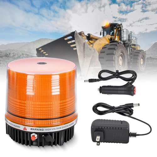 Nilight 18LED Strobe Lights Amber Wireless Rotating Beacon Light - color: Amber