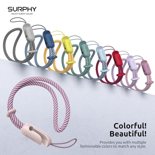 SURPHY 2 Pack Phone Lanyard, Phone Wrist Strap for Case, Camera Wrist Strap - color: Pink & Lilac