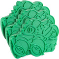 Kids Hard Ice Packs 3 Pack, Slim Reusable Freezer Packs for Lunch Boxes - color: Monster Truck Green