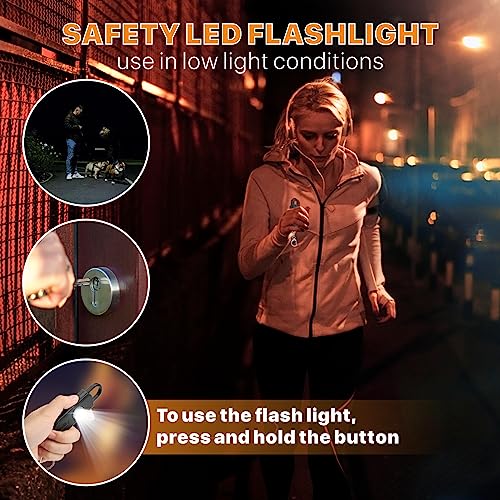 Safe Sound Personal Alarm, 2 Pack 130 dB Loud Siren Song Emergency Security Alarm Keychain with Strobe LED Light, Personal Sound Safety Siren for Women, Men, Children, Elderly - color: Black/Green