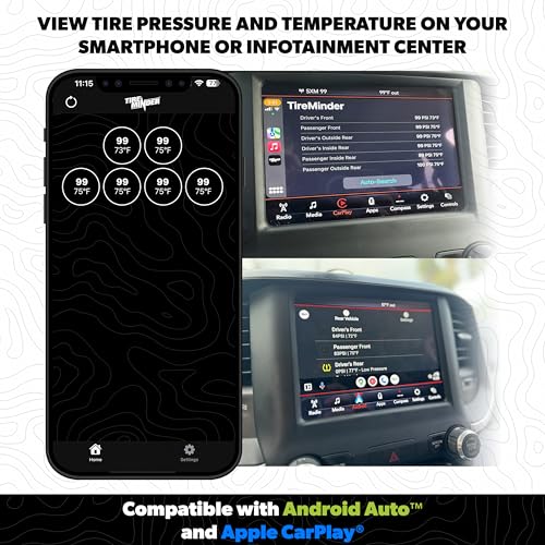 TireMinder Smart TPMS with 6 Transmitters for RVs, MotorHomes, 5th Wheels, Motor Coaches and Trailers - size: 6 Transmitters