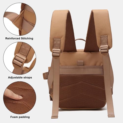 9L/20L Mini Backpack for Men and Women, Small Backpack for Gym Hiking Travel Sports Running - color: 9l-khaki