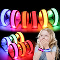 LovesTown 6 PCS Light Up Fidget Bracelets, Glow in the the Dark Party - color: Multicolor
