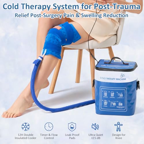 Cold Therapy Machine for Knee After Surgery with Knee-Specific Pad
