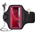 Running Armband for iPhone 17 16 15 14 13 12 Pro (Rose) - color: Rose