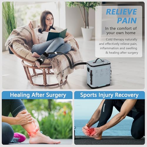 ICYTHRP Programmable Ice Machine for Ankle After Surgery w/Quiet Pump