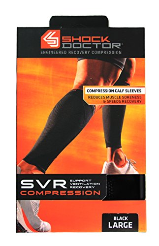 Shock Doctor SVR Recovery Compression Calf Sleeve - size: Adult-Large