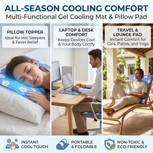 Large Gel Ice Pack for Injuries Reusable, Flexible Hot Cold Therapy Pad for Hip, Back, Knee, Leg, Soothing Pain from Bruises & Sprains, Muscle Aches, Relief for Surgery, Back Pain