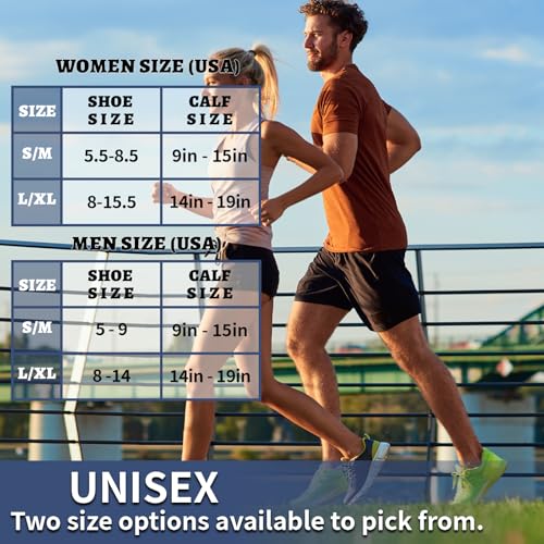 20-30mmHg Graduated Compression Socks for Men & Women – 3 Pairs