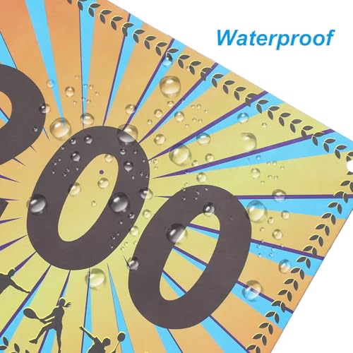 PATIKIL Tearproof Running Bib Numbers, Wheat Ears Waterproof Race Competitor Numbers with Safety Pin for Marathon Sports Game Competition Runner - style: 101-200