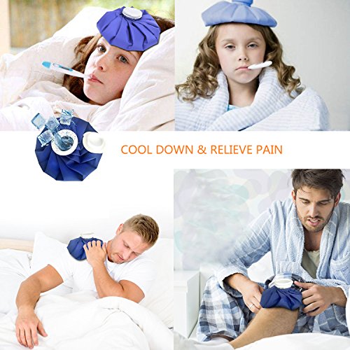 Ice Bag Packs - Reusable Hot & Cold Pack (2 Packs(9/11 Inch)) - size: 2 Count (Pack of 1)