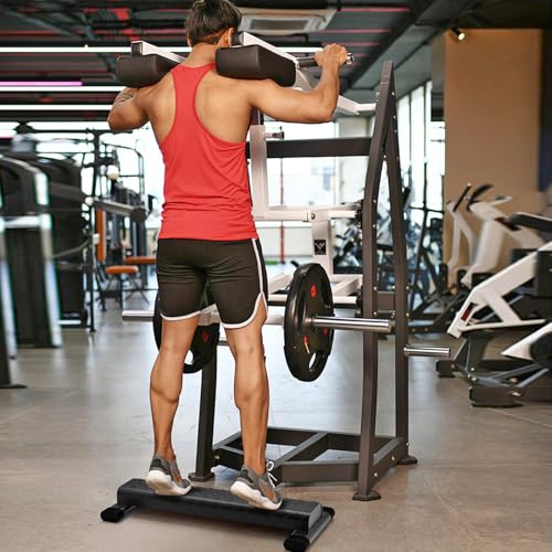 Kipika Versatile Calf Raise Bar, Heavy Duty Steel Standing Calf-raise Stand - color: C: (4.7" Wide Tube)