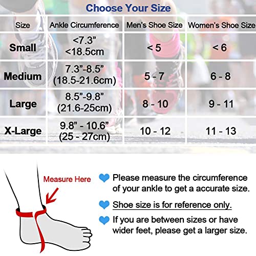 beister 1 Pair Ankle Support Breathable Neoprene Compression Ankle Brace for Men and Women, Elastic Sprain Foot Sleeve for Sports Protect, Arthritis, Plantar Fasciitis, Achilles tendonitis, Recovery - size: X-Large (Pack of 2)