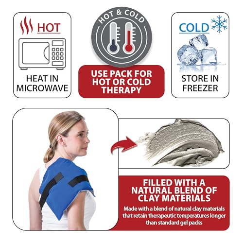 Reusable Hot & Cold Therapy Pack for Pain Relief and Injuries, Medium - size: Medium - 6 x 10 Inch