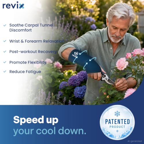 REVIX 45-Min Long-Lasting Wrist Ice Pack for Carpal Tunnel Relief, 2-Pack - style: 2 Packs