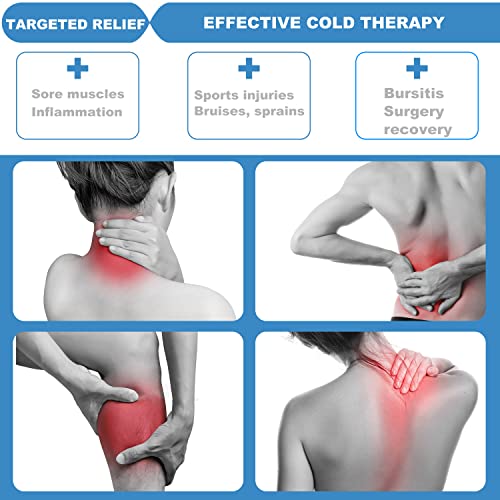 Gel Soft Flexible Ice Packs for Injuries,Reusable Frozen Cold Pack Cool Pad