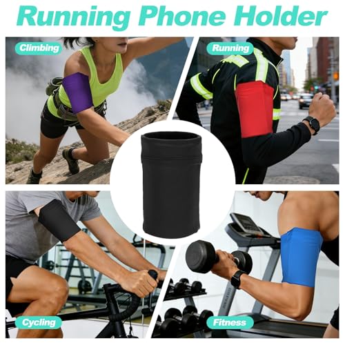 Cell Phone Armband Sleeve, Universal Sports Arm Band Sleeves Black - color: Black
