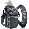 Arca Gear Hydro Carrier 32 oz Small - Insulated Water Bottle Sling w/Carry Handle, Shoulder Strap, Wallet and Two Pouches - The Perfect Flask Accessory - color: Digital Camo